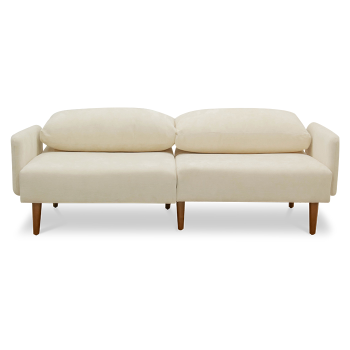 Futon Tela Beige Cire | Sofá Cama y Futones | salas